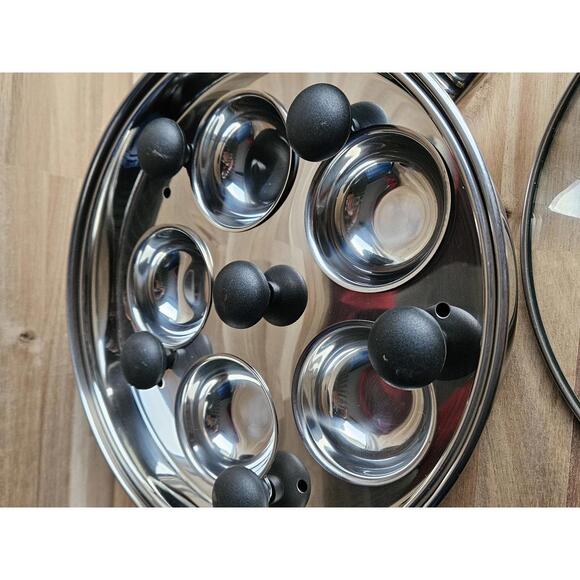 Norpro Stainless Steel 10.25" Egg Poacher & Skillet Set (#669) - 6 Cup - Picture 11 of 14
